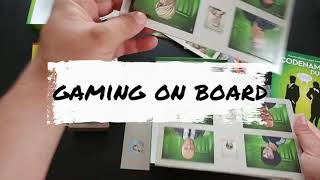 Codenames Duet Board Game Unboxing [upl. by Allcot895]