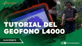 Tutorial Detector de fugas de agua Geófono L4000  Innovaequipos [upl. by Annirac664]