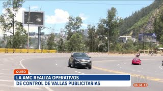 La AMC realiza operativos de control de vallas publicitarias [upl. by Alcina]