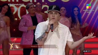 🎼 Marka Akme cantó en vivo en la pista del Bailando 2023 [upl. by Nnahsal]