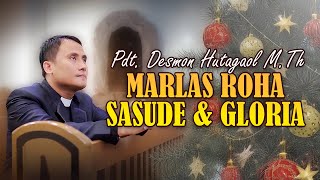 Pdt Desmon Hutagaol MTh  MARLAS ROHA SASUDE amp GLORIA Official Lyrics Video [upl. by Ynavoeg]