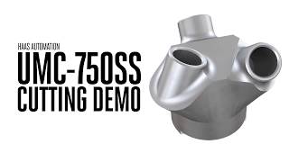 UMC750SS Cutting Demo  Haas Automation Inc [upl. by Waldon]