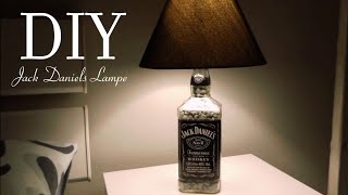 DIY Jack Daniels Lampe selber bauen Anleitung Tutorial Deutsch [upl. by Assennav]