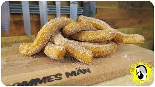 CHURROS REZEPT 20 Besser als ORIGINAL  Pommes Män [upl. by Notxam]