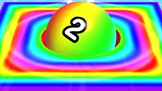 BALL RUN 2048 — MIRROR 2 is Rainbow Ball Gameplay [upl. by Tijnar]