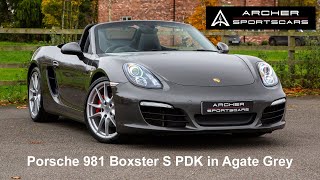 Boxster 981S PDK Walkaround  Archer Sportscars [upl. by Waddle]