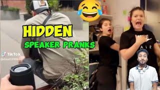 Hidden Speaker Pranks Reaction 2024 😂 Funny Scare PranksJumpscare ALWAYS FUN [upl. by Sigmund392]