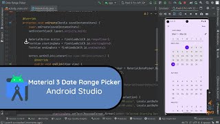 Material 3 Date Range Picker Android Studio [upl. by Deden]