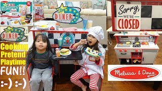 A Chef Pretend Playtime A 2 in 1 Kitchen and Restaurant Playset Food Cooking Toys for Kids [upl. by Lavella]