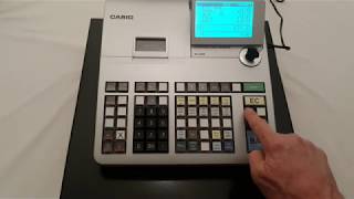 Casio SES400 Registrierkasse [upl. by Dlaniger]