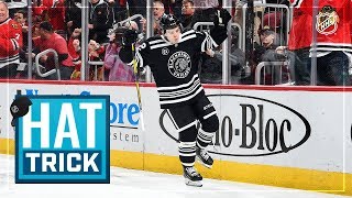 Alex DeBrincat collects fourth NHL hat trick [upl. by Anderea]