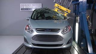 2014 Ford CMax Hybrid roof strength test [upl. by Chesney]