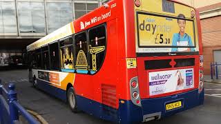 Buses in Glasgow City Center 18 January 2019 [upl. by Kenlay]