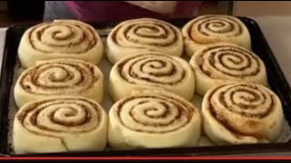 Giant Homemade Cinnamon Rolls WATCH OUT FOR THE SECRET INGREDIENT [upl. by Eeresid]