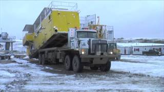 Eagle Drilling Service Rig 1  Rig Move Video [upl. by Ecille]