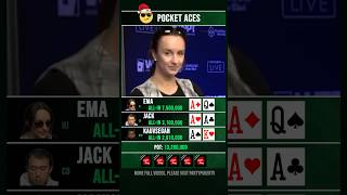 Pocket Aces got followers poker [upl. by Noffihc]