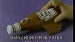 Vintage 80s Commercial  Heinz H57 Burger Blaster [upl. by Aaren]