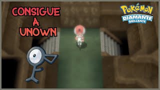 Como Conseguir A UNOWN En Pokemon Diamante Brillante Y Perla Reluciente [upl. by Nyrahs327]