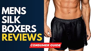 ✅ Best Mens Silk Boxer Shorts Reviews  Real Buyers Reviews [upl. by Sherman407]