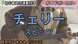 チェリー／スピッツ／ギター弾き語り練習用動画（コード／ストローク／歌詞／歌）初心者向けの簡単な弾き方もあります！ [upl. by Russel]