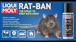 Liqui Moly Rat Ban  The Spray to Keep Rats Away [upl. by Eelesor]