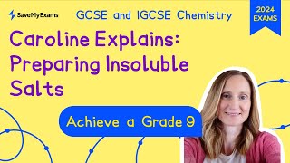 Introduction amp How To Prepare Insoluble Salts  91 GCSE Chemistry Revision [upl. by Ayote]