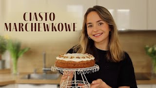 Ciasto marchewkowe z kremem  Przepis na najlepsze ciasto marchewkowe  Carrot cake  Wypieki Pauli [upl. by Sup]