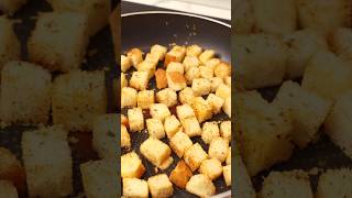 Easy PanFried Croutons in Minutes [upl. by Depoliti]