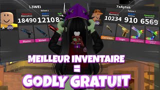 Le MEILLEUR INVENTAIRE MURDER MYSTERY 2 aura un GODLY 😱 [upl. by Amaral]