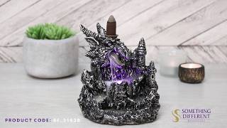 Silver Dragon LED Backflow Incense Cone Burner  Something Different Wholesale [upl. by Schaeffer]