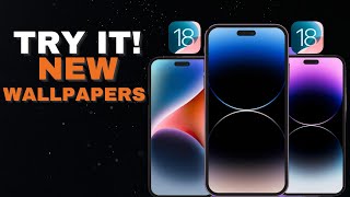 iOS18 Try Dynamic Wallpaper on iPhone [upl. by Jaquiss]