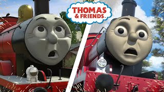 Crashes amp Runaways  Chucklesome Trucks Trainz Scene Comparison [upl. by Nimzzaj5]