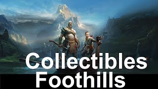 God of War Foothills Collectibles Walkthrough [upl. by Eednus]