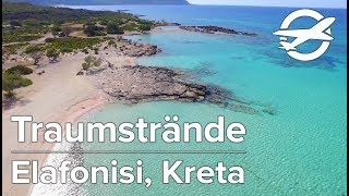 Elafonisi ☀️ Die schönsten Strände auf Kreta ☀️ [upl. by Akcinat]