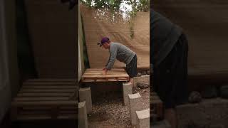 DIY Deck from Wooden Pallet shorts [upl. by Liban]