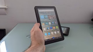 Amazon Fire 7 2022 12thgen First look at Fire OS 8 [upl. by Annuahs]