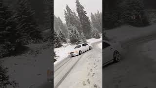 500 HP 😱 shortsfeed snow mercedes [upl. by Martella995]