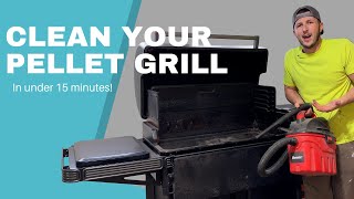 Clean a pellet grill in under 15 minutes BUT quicker with a Traeger Timberline XL [upl. by Neened660]