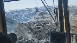 Riding on the Chief Ironsides a massive 145 million pound Dragline [upl. by Lek]