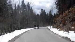 Bushcraft Girls go Alpine Longboarding [upl. by Creedon]