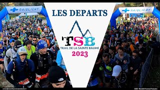 Trail de la Sainte Baume 2023  Les départs [upl. by Odnalref]