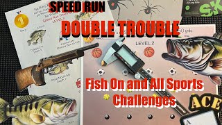 22Lr Rifle Challenge NoPro’s Fish On  Speed Run⏱️and All Sports Challenge 🏀 ⚽️ 🥎 🎱 🎾 50 yrds🎣 [upl. by Stuart331]