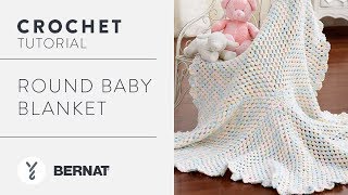 Crochet a Baby Blanket From the Middle [upl. by Bard]