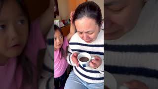 Baby mom drops it in the coffee 😭☕️😱🤣🌈✅❤️👩🏻🚀 [upl. by Countess]