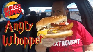 Burger King Angry Whopper Review  Food Review [upl. by Tella]