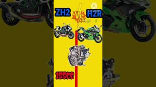 Kawasaki Zh2 Vs H2r❓shorts [upl. by Anewor]