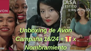 UNBOXING DE AVON CAMPAÑA 1624  🎁 x Nombramiento Argentina [upl. by Comstock]