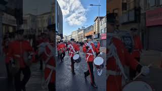 Lisburn Remembrance Sunday 2024 marchingband poppy [upl. by Erena]