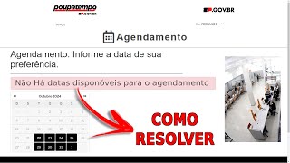 AGENDAMENTO DETRAN POUPATEMPO  quotNÃO HA DATAS DISPONÍVEISquot COMO AGENDAR  COMO RESOLVER [upl. by Kingsley]