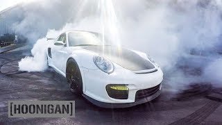 HOONIGAN DT 018 BBIs Project Swan  Porsche 997 [upl. by Akerdnahs979]